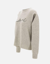 Maglione in lana con firma Margiela S52HL0065 M13288806S MM6 MAISON MARGIELA 
