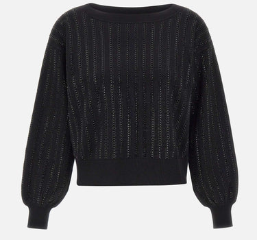 Maglia con strass CF5271MA96E M9798 LIU-JO 