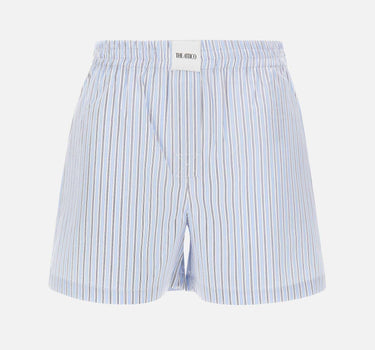 Shorts in cotone a righe 260WCQ00002 CCC127AA264 THE ATTICO 