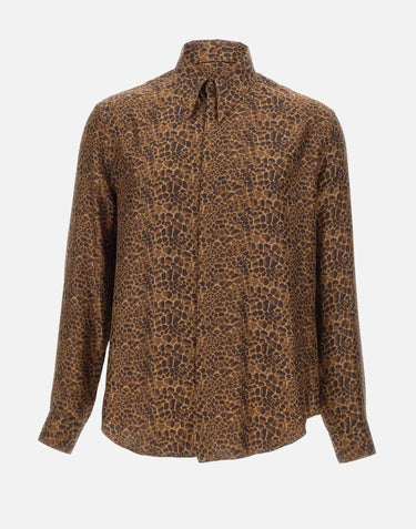 Camicia in pura seta EM004120 TE18204P6003 EMPORIO ARMANI 