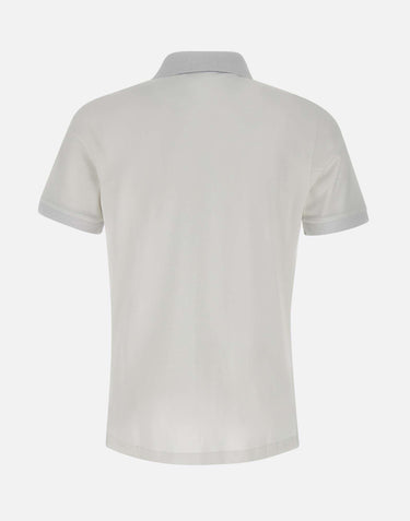 Polo in cotone piquet stretch NPMB250135STDW B001 FAY 