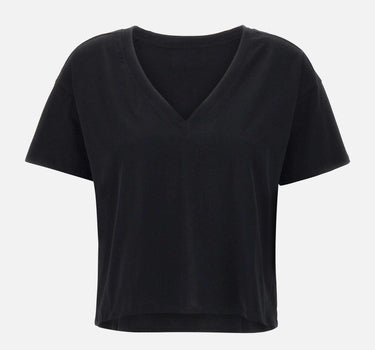 T-shirt  "Faa" in cotone Supima FAAA BLACK LOULOU DE SAISON 