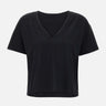 T-shirt  "Faa" in cotone Supima FAAA BLACK LOULOU DE SAISON 