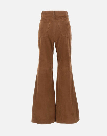 Pantaloni a vita alta in suede 115593 249 ROTATE BIRGER CHRISTENSEN 