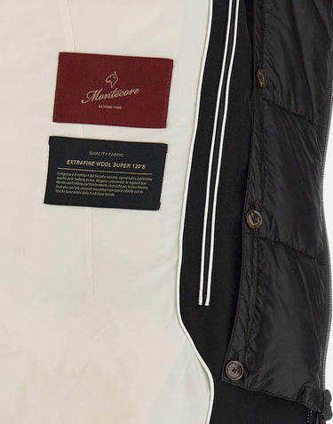 Piumino in lana F09MUCX581 10699 MONTECORE 