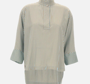 Blusa over a righe 2153Z100039N 001 ELENA MIRO' 