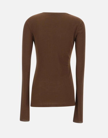 "Sheer Long Sleeve" ESSS26TO02908 6235 ENTIRE STUDIOS 