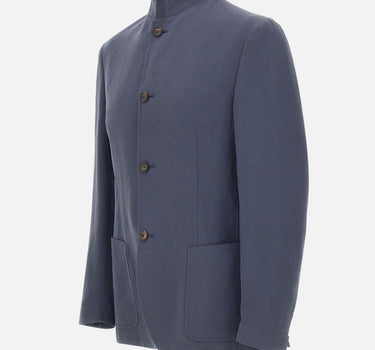 Blazer con colletto alla coreana M75GIAM05 TES0M11611 ELEVENTY 