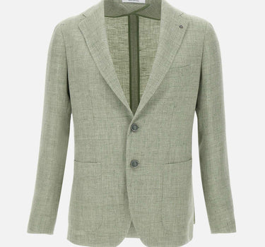 Blazer in lana e lino 1SMC22K 520062V1087 TAGLIATORE 