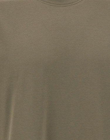 T-shirt in cotone con profili doppiati 60123 73710480 GRAN SASSO 