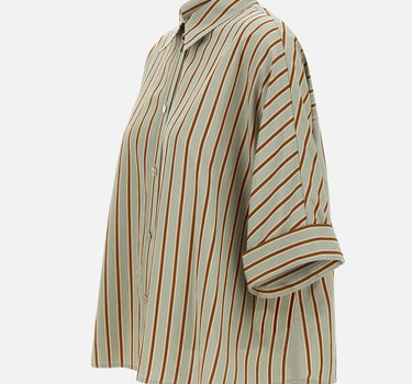 Camicia in rayon a righe CA6351T553A P9641 LIU-JO 
