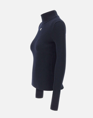 Maglia "Reedition Rib Knit" PERMPU022FI0001 NAVY COURREGES 