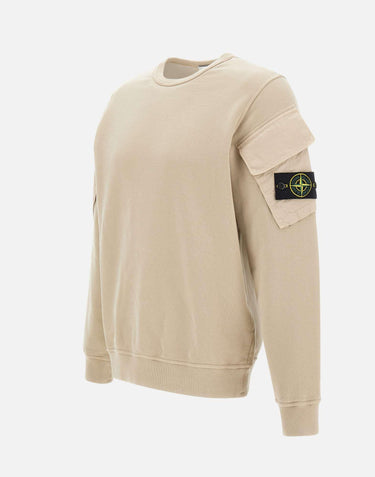 Felpa in cotone organico 6100008S0A20 V009A STONE ISLAND 