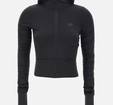 "Ruched Track Top" JW2807 BLACK ADIDAS 