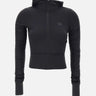 "Ruched Track Top" JW2807 BLACK ADIDAS 