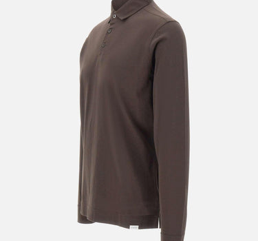 Polo in cotone Supima DK17101 MORO DIKTAT 