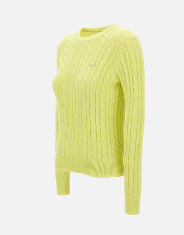 "Cable knit sweater" K35224 32 SUN68 
