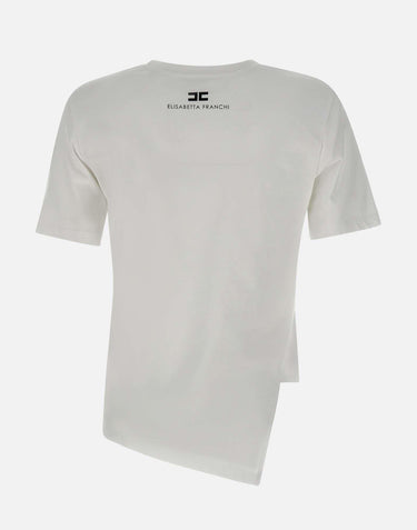 T-shirt in jersey di cotone MA03451E2 270 ELISABETTA FRANCHI 