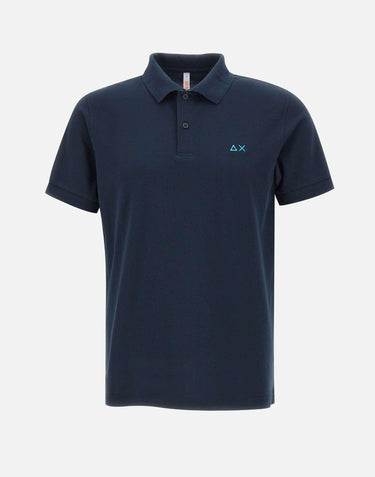 "Print under collar polo shirt" A35115 07 SUN68 
