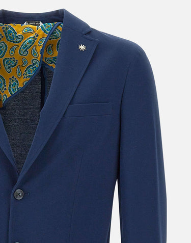Blazer  in  cotone stretch 3832G2900MC 25327388 MANUEL RITZ 