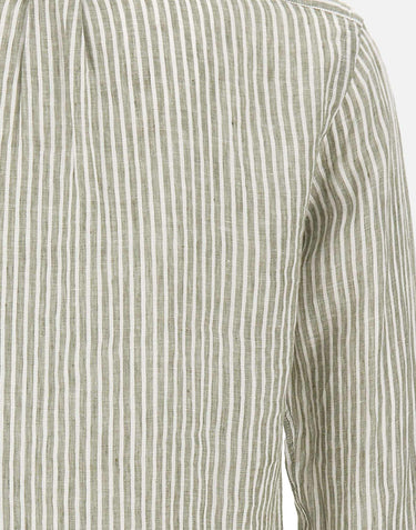 Camicia in lino a righe 710B15594 001 POLO RALPH LAUREN 