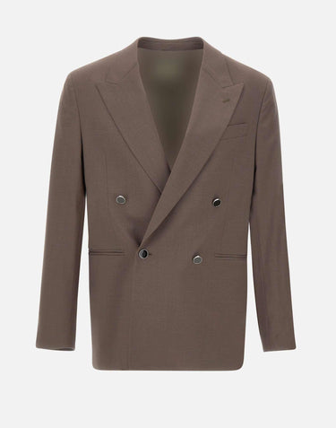 Blazer doppiopetto relaxed fit in fresco lana stretch 4032G2002Y 26000029 MANUEL RITZ 