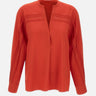 Blusa con pieghe decorative V184813202 870POP VINCE. 