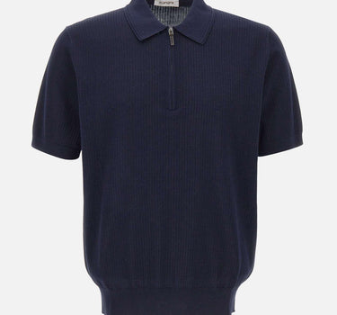Polo con treccine e mezza zip 302310 038 KANGRA 