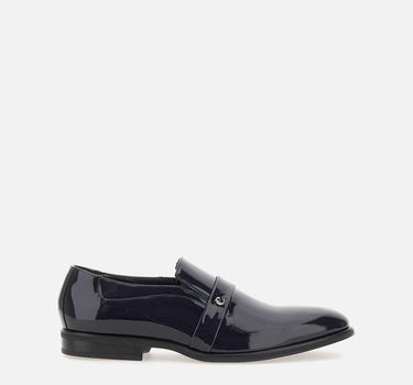 Mocassini "Rugan" in pelle lucida 9442 RUGANBLU CARLO PIGNATELLI 