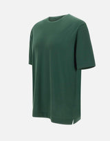 T-shirt girocollo in cotone DK17038 VERDE DIKTAT 