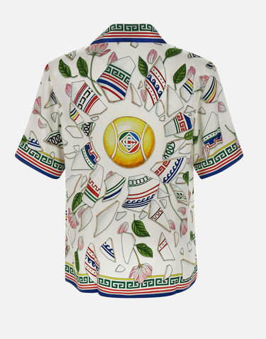 Camicia "Le Vase brise"  in seta UWPS25SH003 03 CASABLANCA 