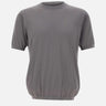 Maglia a maniche corte in misto seta e cotone 300421 701 KANGRA 