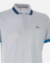 Polo "Big stripes on collar" A35112 01 SUN68 