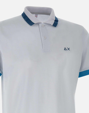 Polo "Big stripes on collar" A35112 01 SUN68 