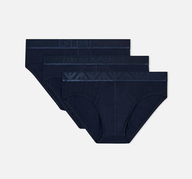 Set tre slip in cotone organico stretch EM000258 AF10780MB254 EMPORIO ARMANI