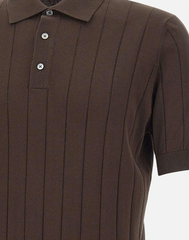 Polo in crepe di cotone PL1MC CR14C190 FILIPPO DE LAURENTIIS