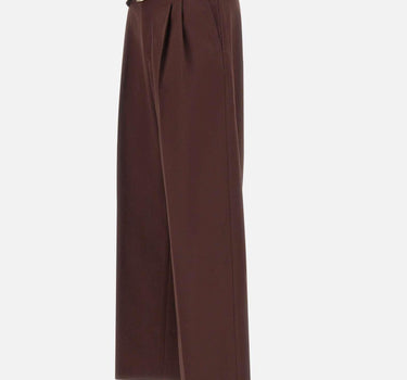 Pantaloni ampi in viscosa BP203 VI029BN DROLE DE MONSIEUR 