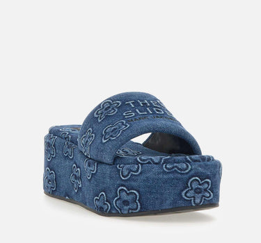 "The Puffy  Daisy Denim Platform Sandal" 2P5FFS001F15 492 MARC JACOBS 