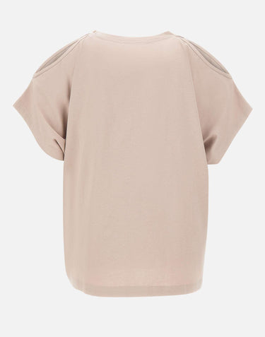 T-shirt con spalle scoperte SP5BR002 1083 KAOS 