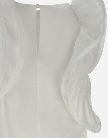 Top  in popeline di cotone QP1TZ049 1041 KAOS 