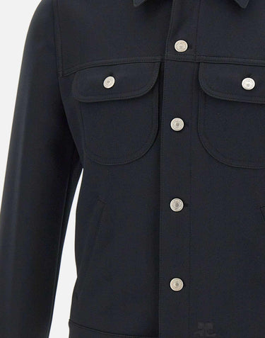 Giacca "Trucker" VESCBL024PL0007 BLACK COURREGES 