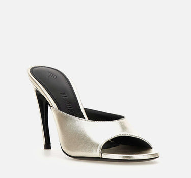 Mule "Betta" silver 260WSH00886 LBT112AA002 THE ATTICO 