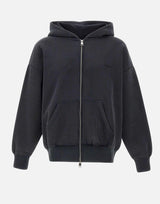 Felpa "Hvy fleece hoodie" P460 BFWB724BLACK PURPLE BRAND 