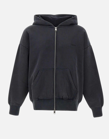 Felpa "Hvy fleece hoodie" P460 BFWB724BLACK PURPLE BRAND 