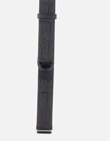 Cintura "Nobuckle Cocco Cosa suede" NB0031 NERO ORCIANI 