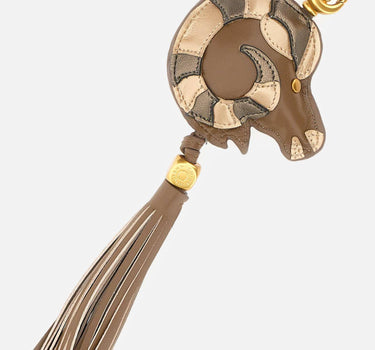 Portachiavi con Ariete e nappa PCARIETE06 BRONZELIGHTGOLD GIANNI CHIARINI 