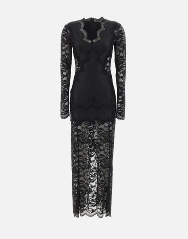 Abito lungo in pizzo 26PJR0231PA0170 P001 RABANNE 