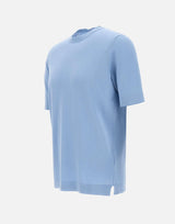 T-shirt in crepe di cotone TS0MC CR14R811 FILIPPO DE LAURENTIIS 