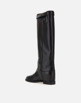 Stivali "Santa Monica" in pelle 3807 NERO VIA ROMA 15 