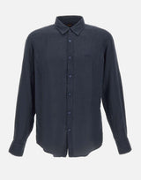 Camicia in lino 50567579 404 BOSS 